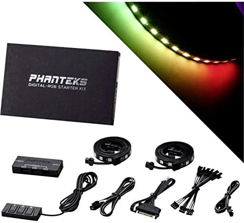 Phanteks PH-DRGB_SKT Digitalni RGB LED komplet uključuje kontroler HUB i DRGB LED Combo Kit maloprodaju
