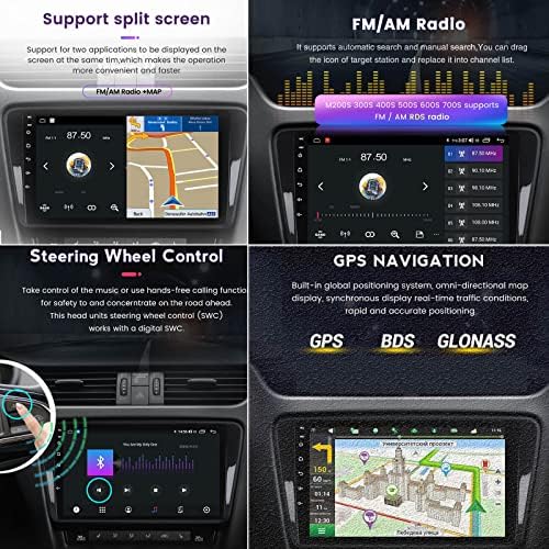 Plokm 9 inčni automobil stereo android 12 za LEXUS LS430 2000-2006 auto radio zaslona za dodir, podrška s Bluetooth-om / WiFi / FM
