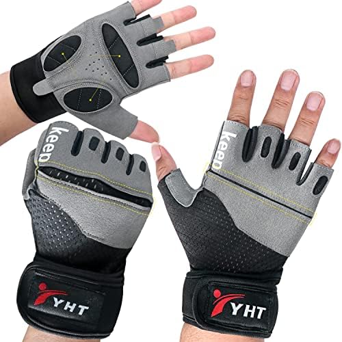 Najnovije 2022 rukavice za vježbanje u teretani za dizanje tegova fitnes rukavice za muškarce žene sa omotom za zapešće podržavaju