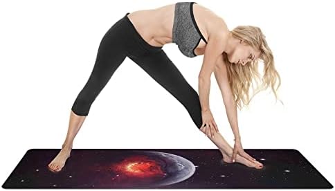 Yfbhwyf prostirka za jogu, prostirka za fitnes debljine 2 mm, prostirka za vježbe za muškarce i žene, prostirka za vježbanje za jogu Pilates i vježbe na podu