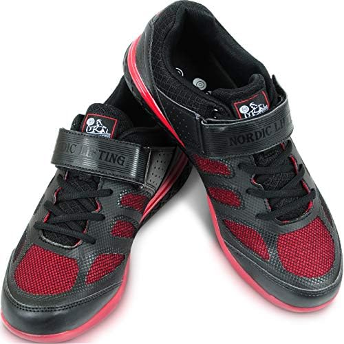 Nordijski krakovni rukavi za podizanje Xlage snop sa cipelama Venja veličine 12 - crna crvena