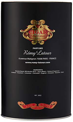 Remy Latour cigara Black Wood toaletni sprej za muškarce, 3,3 unce