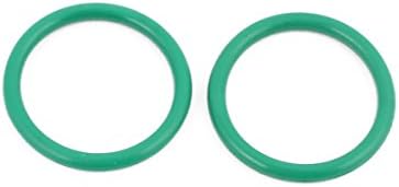Aexit 20pcs Zelene brtve i O-prstenovi 20mm x 1,9 mm Otpornost na toplinu Nepristo otporna na naftu NBR nitril guma O prstena O-prstena