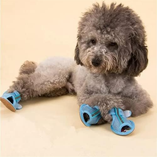 Lepsjgc čizme za pse za pseće čizme u zatvorenim i vanjskim ljetnim pasama sandale pogodne za male i srednje pseće čizme