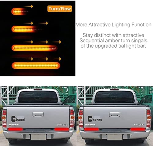 2kom 100 LED zadnje svjetlo za prikolicu kamiona, 9-inčni Halo Neonski IP68 vodootporni kamion sekvencijalno protočno okretanje Crvenog