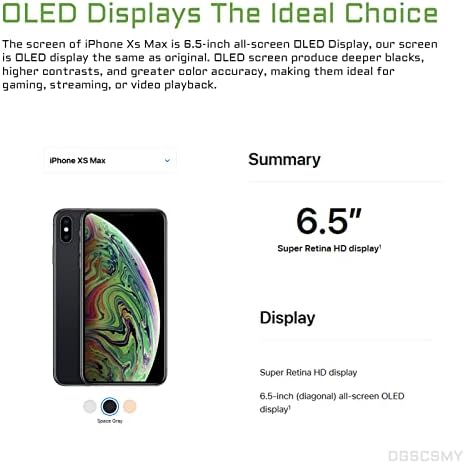 [OLED] za iPhone Xs Max zamjena ekrana 6,5 sa senzorom blizine prednjeg zvučnika OLED 3d dodirni displej digitalizator XSMax alat