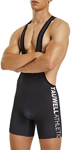 GymSkop muški hrvanje singleta Atletski nosači Slim Fit Sport BodySuit bez rukava bez rukava Leotard Jumpsuits