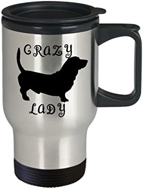 Putna krigla Basset Hound - Funny Crazy Dog Day Day Day