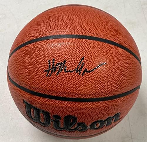 Hakeem Olajuwon potpisao je autogramiranu Wilson NBA košarka JSA - AUTOGREME košarke