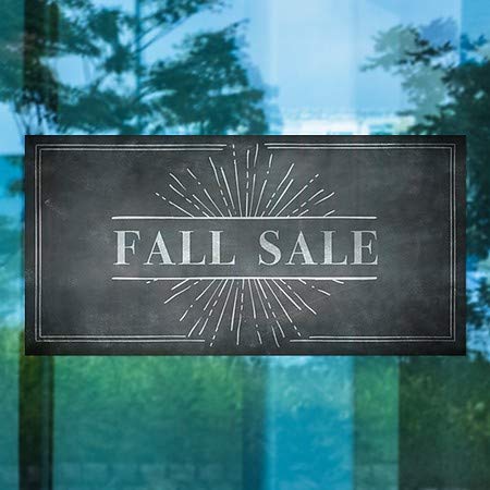 CGsignLab | Prozor Fall rasprodaje prozor Cling 24 x12