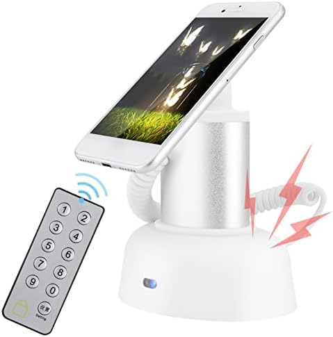 Evtscan Cell Telefon zaslon protiv krađe sa sigurnosnim alarmom i funkcijama za punjenje, 90-110dB držač od aluminijskog aluminija