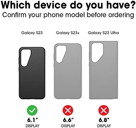 Otterbox Galaxy S23 Symmetry Series Case - Clear, ultra-elegantni, bežični punjenje kompatibilni, podignuti ivice Zaštitite kameru i ekran