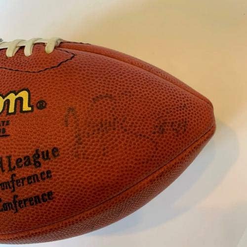 1996. Green Bay Packers Super Bowl Champs Team potpisao Wilson NFL Football PSA DNK - AUTOGREMENT Fudbal