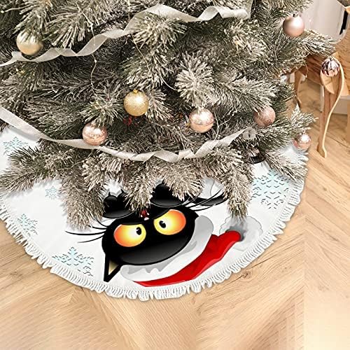 Vantaso božićna suknja božićne nove godine zime slatke mačke životinjske xmas suknje sa drvećem sa maticom za zabavu za zabavu 48