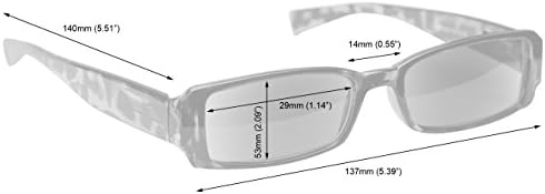 Kompanija za naočare za čitanje Brown Tortoiseshell Sun Readers UV400 dizajnerski stil ženske ženske opružne šarke S3-2 +1.50