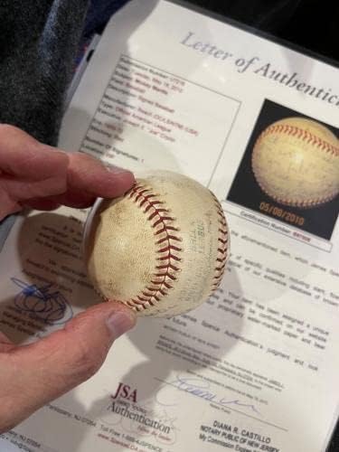 Mickey Mantle upisala je potpisana lopta za MVP Yankees Son JSA Pismo 1/1 Legend - autogramirani bejzbol