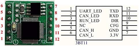 Taidacent UART može pretvarati malu TTL serijsku za adapter serijski RS232 / 485 da bi se serijski pretvarač prozir može pretvoriti