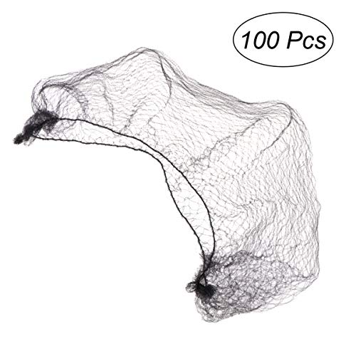 Tinksky 100kom mreže za kosu nevidljiva elastična rubna mreža za oblačenje