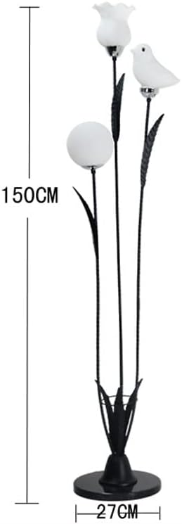 N / A ptica lampica podne svjetiljke LAKT LOFT Deco Stajanje za dnevnu sobu Cvijeće stalak svijetlo svjetlo Restoran Rasvjetna podna