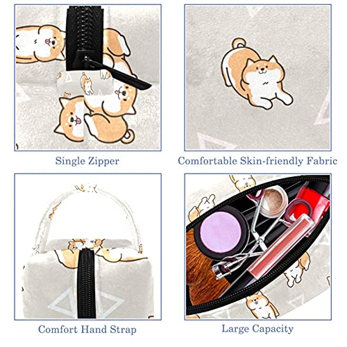 Torba za šminku Travel Kozmetička torba Slatki psi Toaletna vrećica Organizator sa zatvaračem i ručkom
