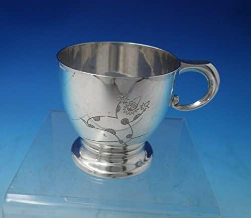 Cheltenham and Co engleski Sterling Silver Child's Cup gravirano klovn