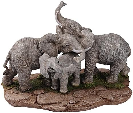 Comfy Hour Wildlife Collection 6 Friends Elephant i Figurica obiteljske pakete, Polyresin