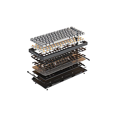 Slavna modularna mehanička tastatura Pro - GMMK Pro - visokog profila brtve na montiranim baštem premium RGB 75% tastatura, bijeli