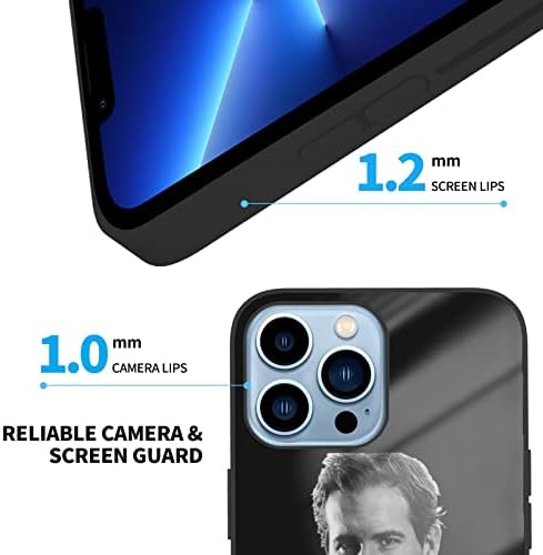 Kiansla Ryan Reynolds Telefon kompatibilan sa iPhone 13 Pro Case / iPhone 13 Pro Max Fashion uzorak dizajn protiv klizanja udarnog stakla za stražnju pokrov + meko TPU Frame