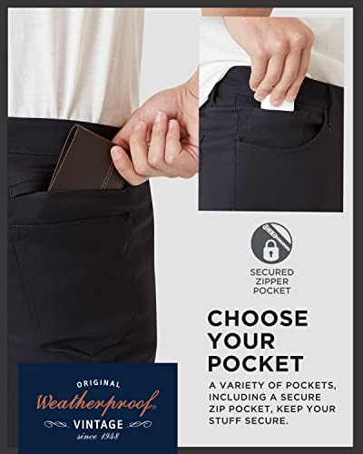 Otporni na vremenske uvjete Muške ravne pantalone Slim Fit ekspedicije | Ultra Stretch casual pantalone za muškarce