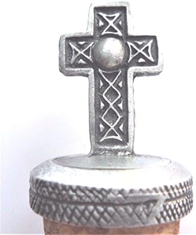 1000 znakova Celtic Diamond uzorka Cross & Pewter Wine Duhovi čep boce zaustavi