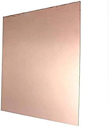 Wsabc bakar Cu lim ploče ostaci T2 99.99% čista ploča za industriju snabdijevanje Metal Art 1kom, 11. 8x11.8x0. 16inch