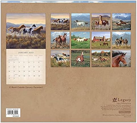 Naslijedni izdavačka grupa, Schultz Horses 2022 Zidni kalendar