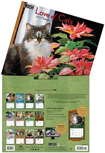 Lang ljubav prema mačkama 2023 Zidni kalendar