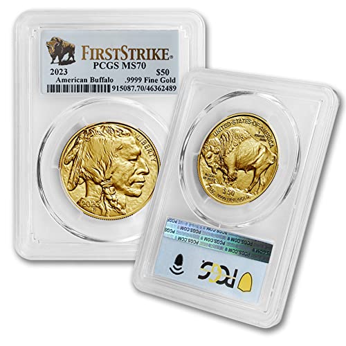 2023 1 oz American Gold Bufonalo Bullion Coin MS-70 24K 50 PCGS MS70