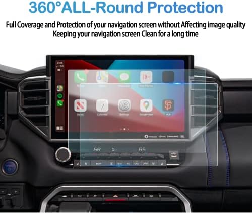 Cdefg pet Zaštita ekrana za Toyota Tundra 2022 2023 14in kontrola navigacionog centra zaštitnik ekrana osetljivog na dodir 2 kom multimedijalni