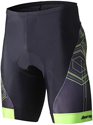 Beroy muške udobne biciklističke biciklističke hlače, 3D podstavljene biciklističke kratke hlače