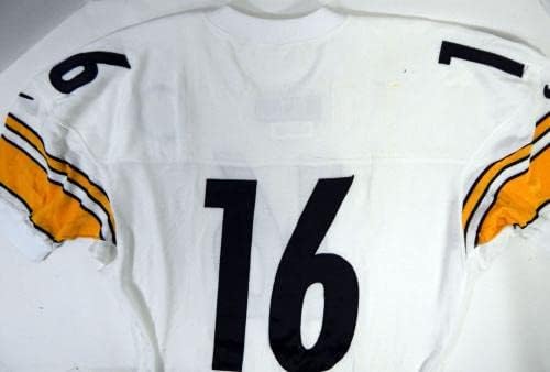 1998 Pittsburgh Steelers 16 Igra izdana Bijeli dres 48 DP21176 - Neintred NFL igra rabljeni dresovi