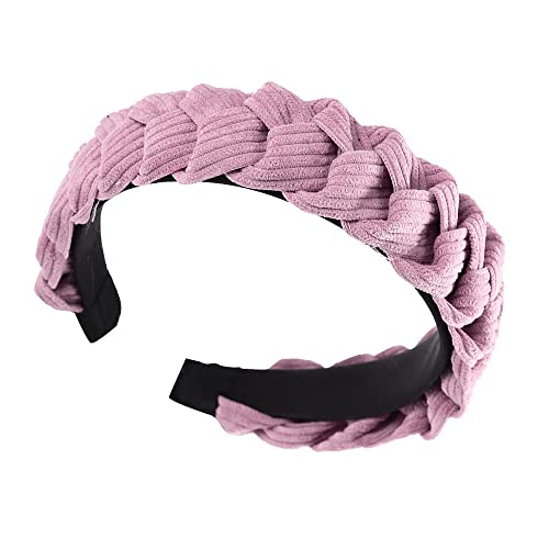 N / A pletenice Headbands Twist karirana traka za glavu ženski okvir Turban ženske trake za kosu djevojke Hair Accessories