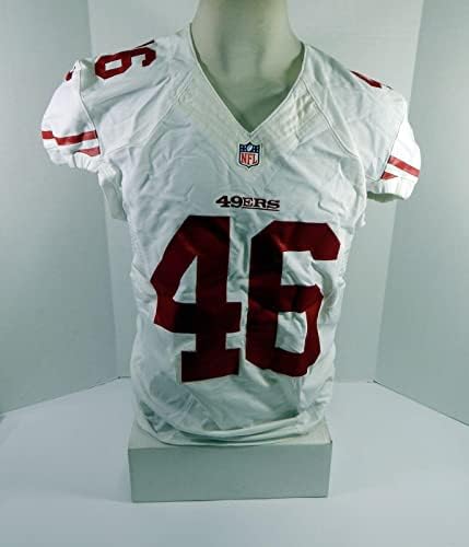 2014 San Francisco 49ers Derek Carrier 46 Igra izdana Bijeli dres 44 DP34759 - Neincign NFL igra rabljeni dresovi