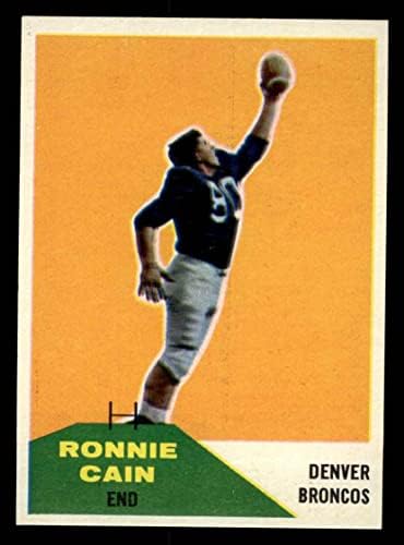 1960. fleer 114 Ronnie Cain Denver Broncos Nm Broncos