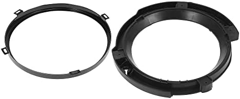 X AUTOHAUX 7-inčni okrugli prsten za pričvršćivanje farova sa metalnim prstenom farova za Jeep Wrangler JK 2007-2017 Crni